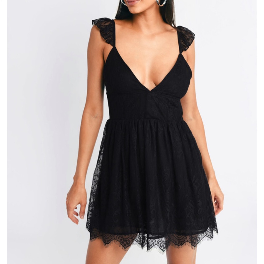 TOBI black mini dress